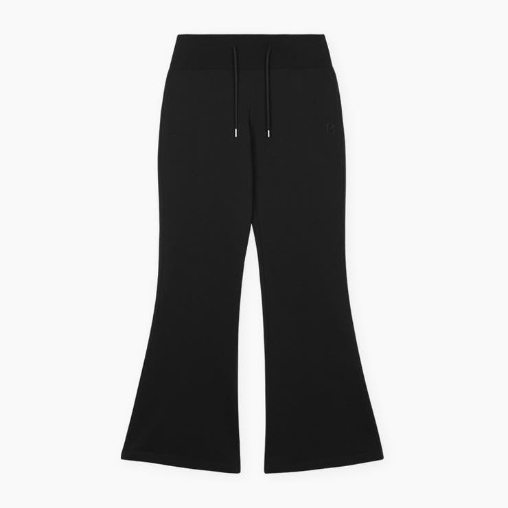 BLACK | フラット スウェットフレアパンツ DS26073 | BEIDELLI