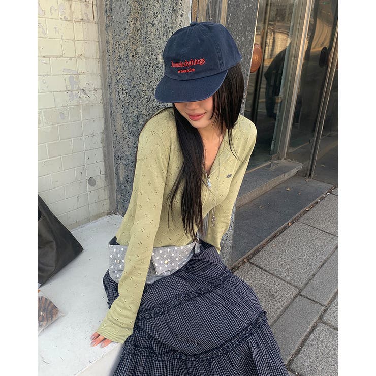 OLIVE | フローラル ニットジップパーカー jp1226 | BEIDELLI