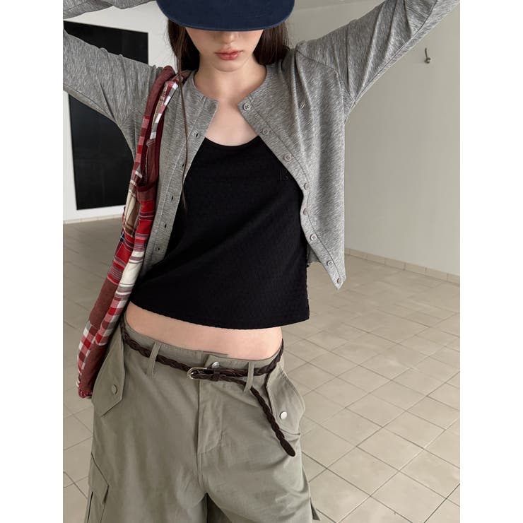 BLACK | フルート エンボスキャミソール DS26131 | BEIDELLI