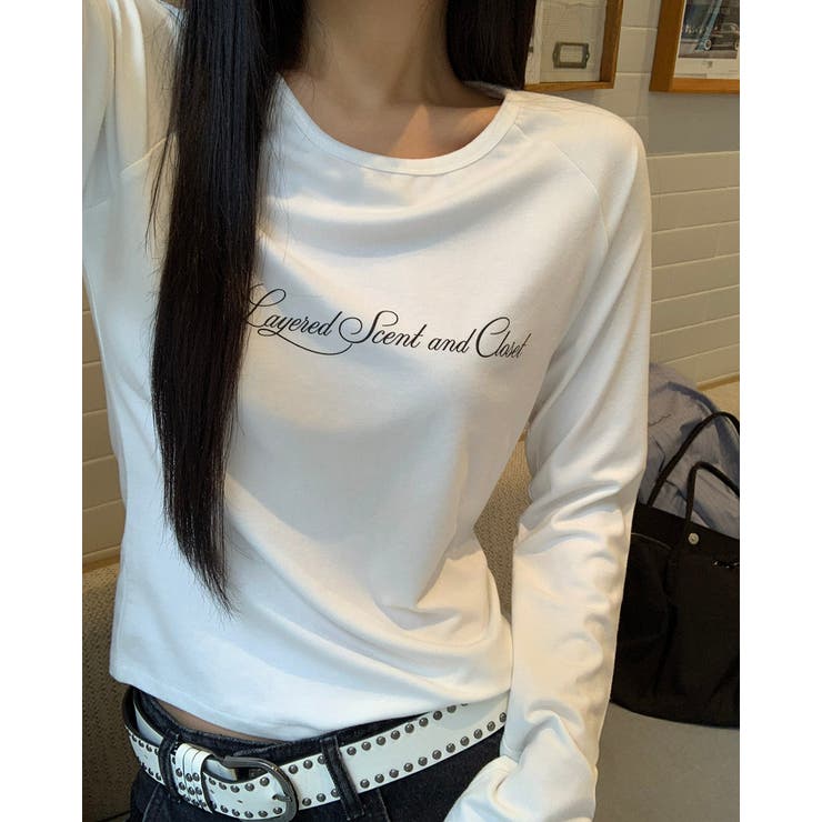 WHITE | レイヤー ラグラン長袖Tシャツ ts1482 | BEIDELLI