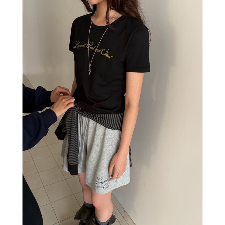 レス レターリング半袖Tシャツ  ts1527 | BEIDELLI | 詳細画像9 