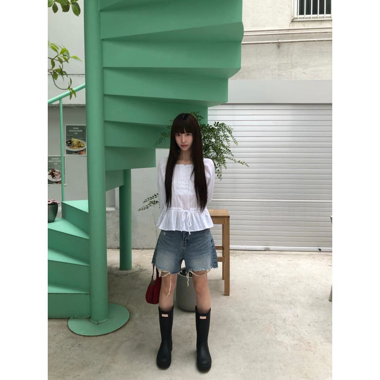 ロス ダメージデニムショートパンツ DN0063 | BEIDELLI | 詳細画像6 
