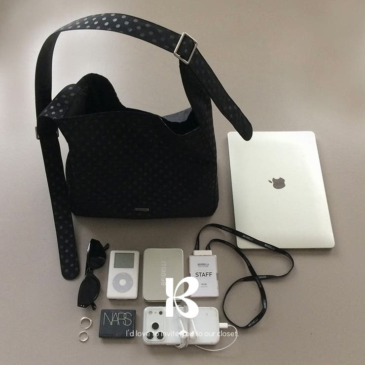 BLACK | メル ドットツーウェイショルダーバック BB262004 | BEIDELLI