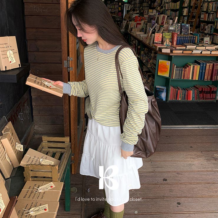 LEMON | ノバ ストライプ長袖Ｔシャツ ts1490 | BEIDELLI