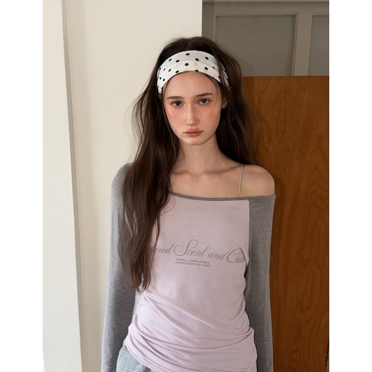 PINK | ペイズ ツートンラグラン長袖Tシャツ ts1491 | BEIDELLI