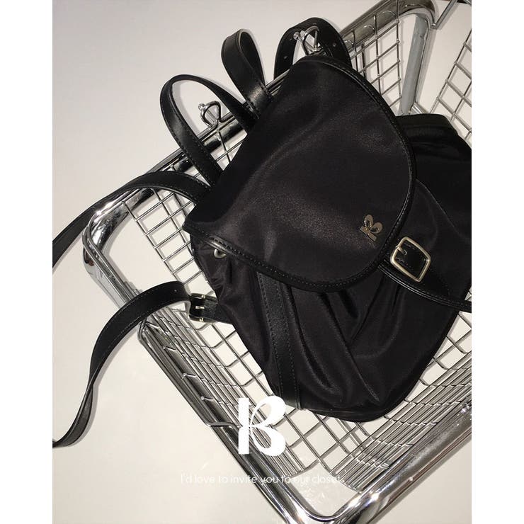 BLACK | プラン、デイリーナイロンバックパック bg1050 | BEIDELLI