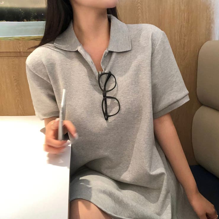 ルーズフィット、フレアPKワンピース op1278 | BEIDELLI | 詳細画像4 