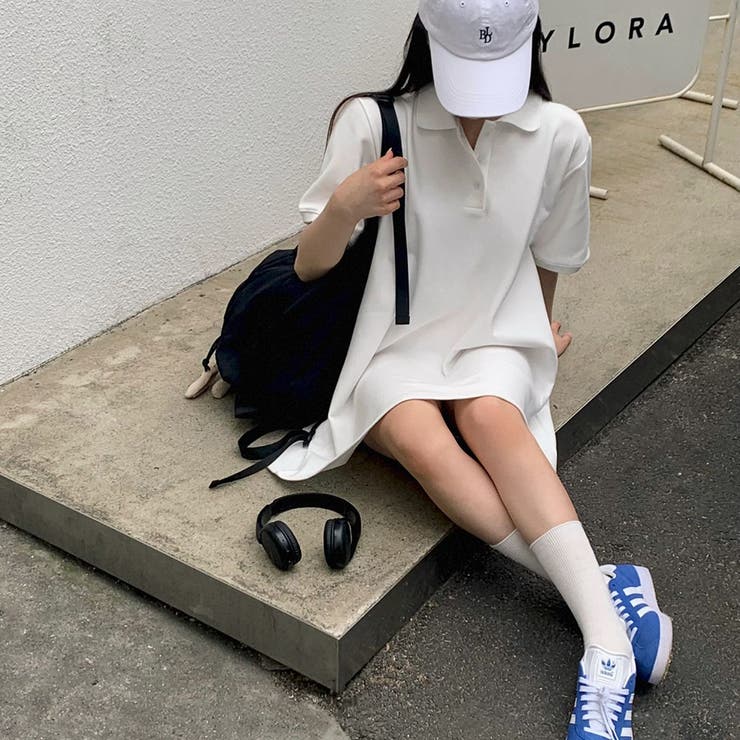 ルーズフィット、フレアPKワンピース op1278 | BEIDELLI | 詳細画像7 