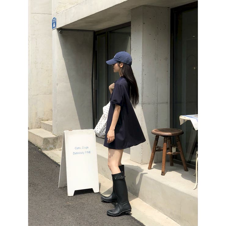 ルーズフィット、フレアPKワンピース op1278 | BEIDELLI | 詳細画像17 