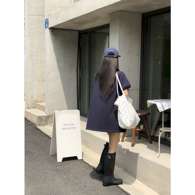 ルーズフィット、フレアPKワンピース op1278 | BEIDELLI | 詳細画像18 