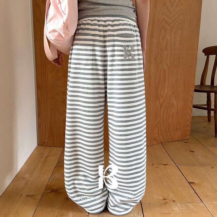 GRAY | ポター ストライプトレーニングパンツ pt1529 | BEIDELLI