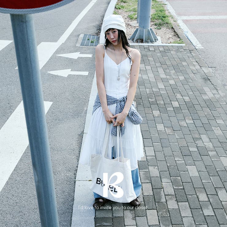 WHITE | レポ レイヤードロングワンピース DS26161 | BEIDELLI