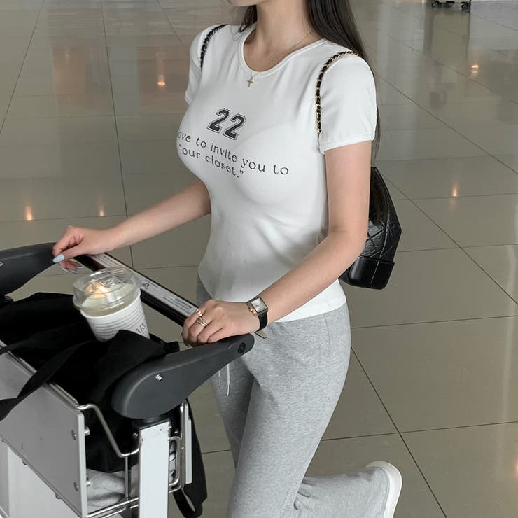 タイニー、リブレタリング半袖Tシャツ ts1417 | BEIDELLI | 詳細画像8 