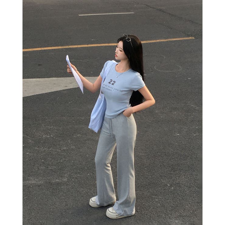 タイニー、リブレタリング半袖Tシャツ ts1417 | BEIDELLI | 詳細画像12 