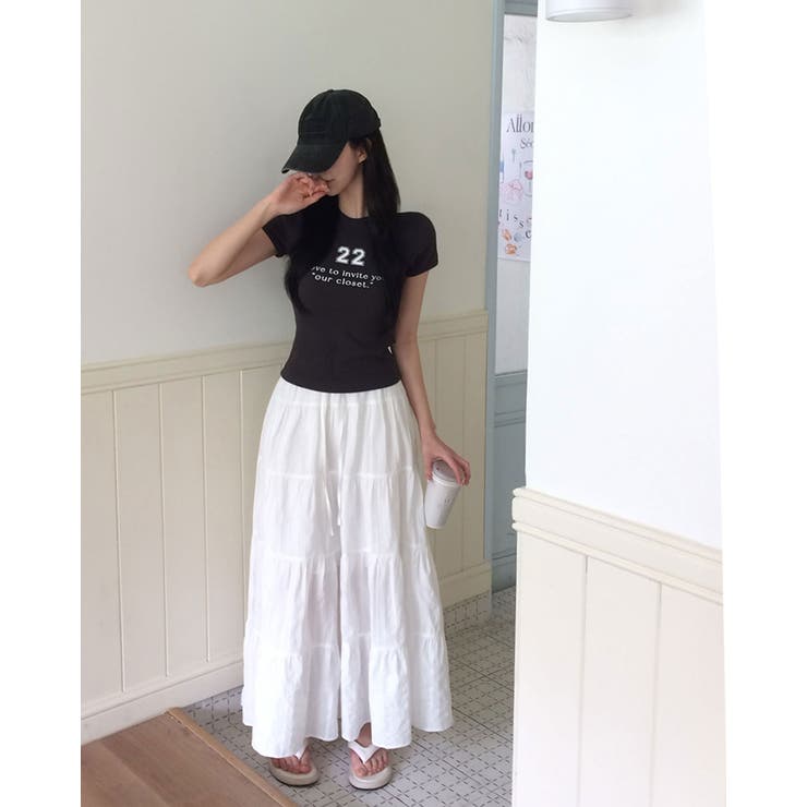 タイニー、リブレタリング半袖Tシャツ ts1417 | BEIDELLI | 詳細画像29 