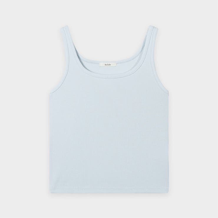 SKY BLUE | トマト、リブレイヤードキャミソール ts1420 | BEIDELLI