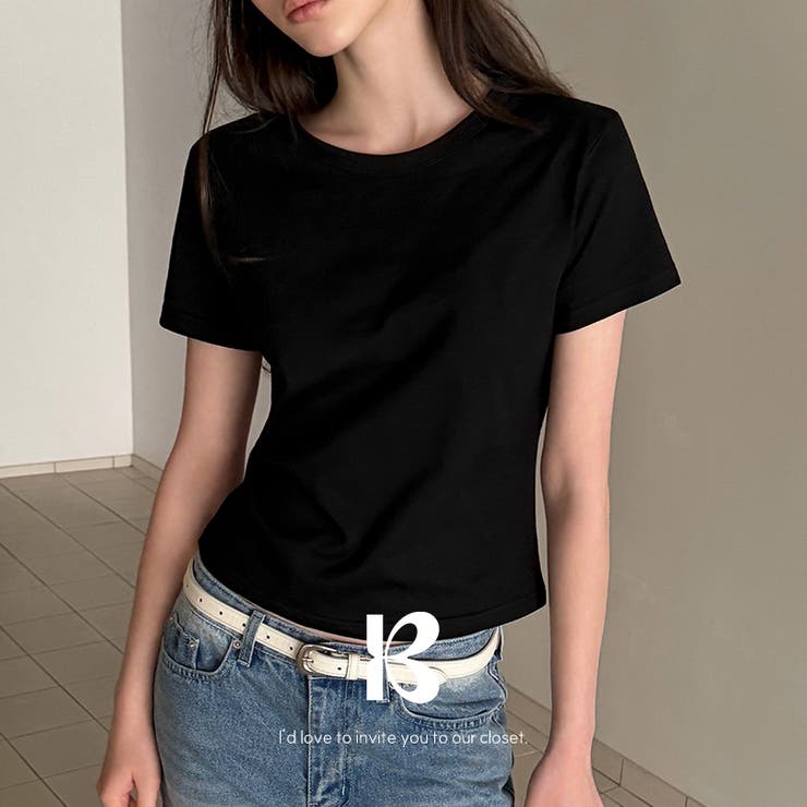 BLACK | トニック ベーシック半袖Ｔシャツ DS26202 | BEIDELLI