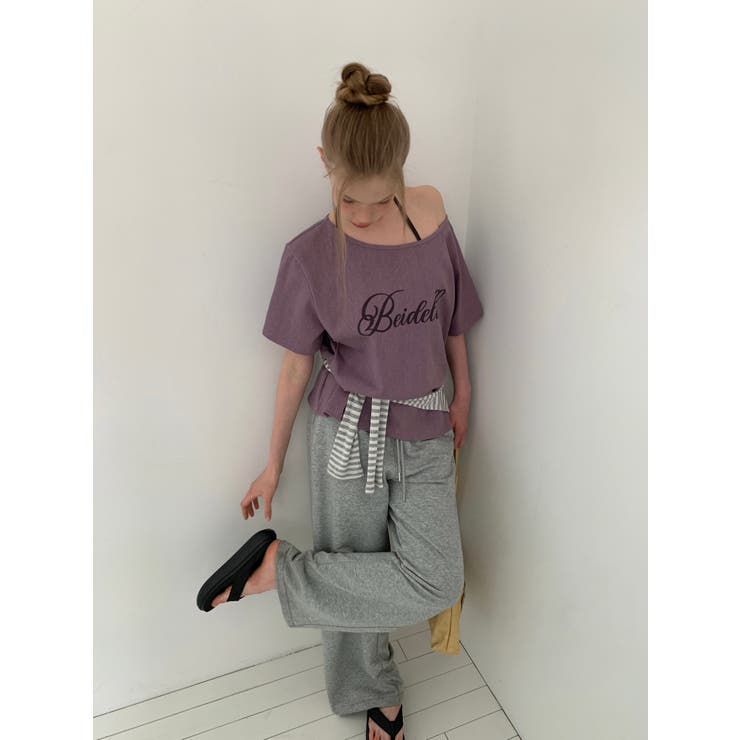 ウィット ピグメントワンオフショルＴシャツ GZ26312 | BEIDELLI | 詳細画像2 
