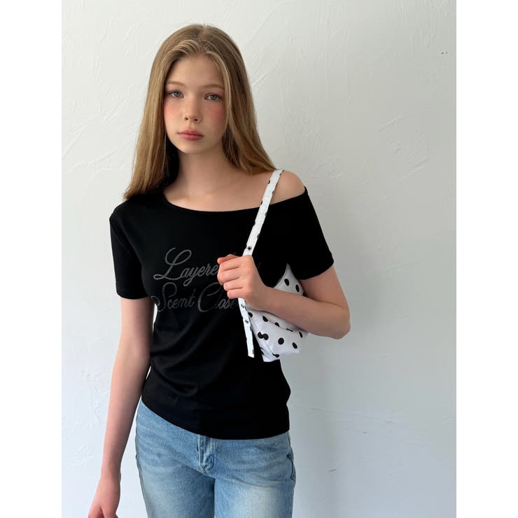 フォーカス オフショルグリッターＴシャツ DS26129 | BEIDELLI | 詳細画像5 