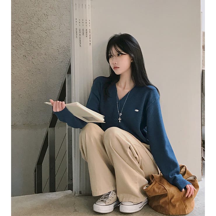 マーリン、ペンダントVネックカーディガン cd1260 | BEIDELLI | 詳細画像10 