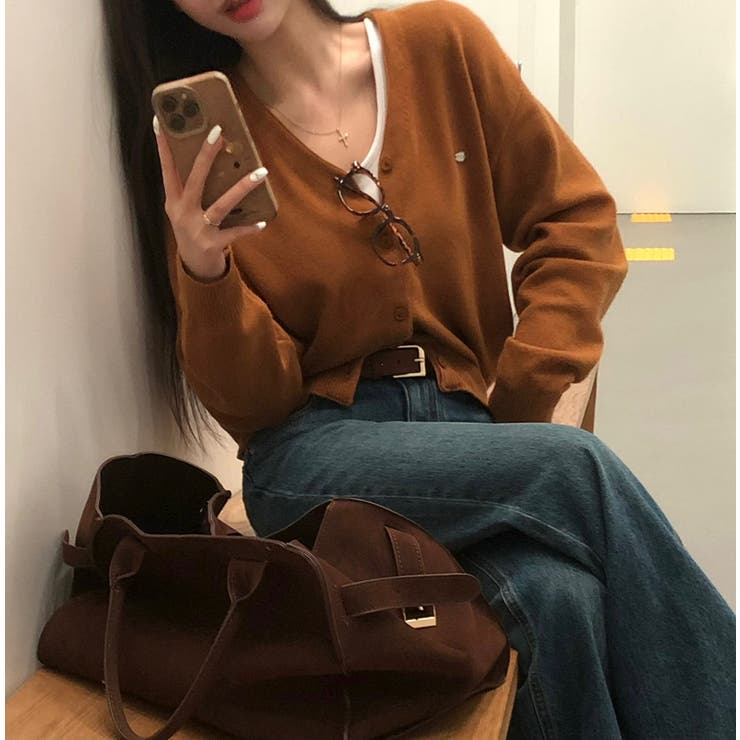 マーリン、ペンダントVネックカーディガン cd1260 | BEIDELLI | 詳細画像7 