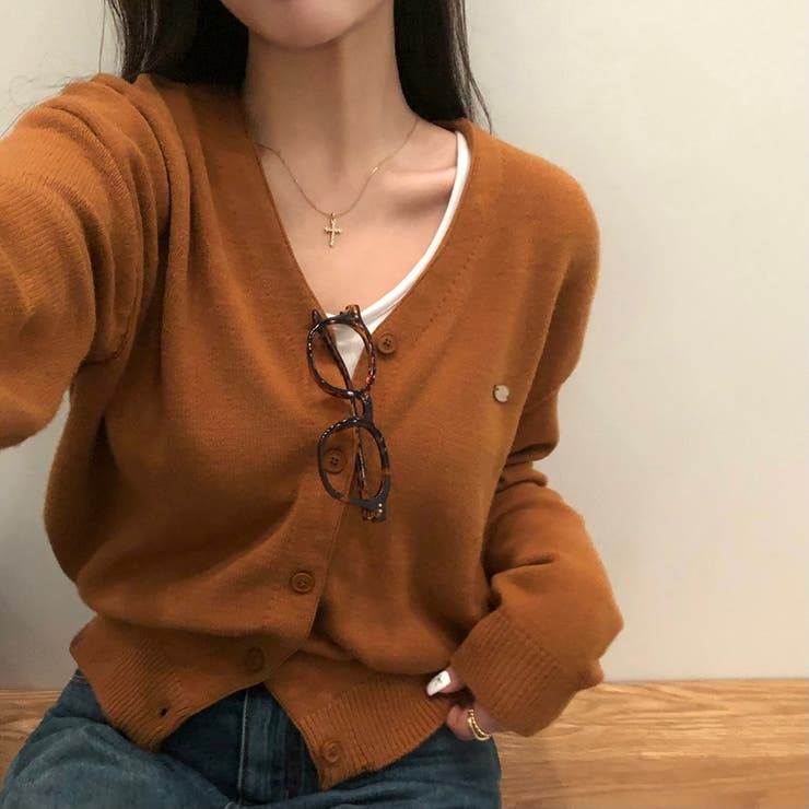 マーリン、ペンダントVネックカーディガン cd1260 | BEIDELLI | 詳細画像6 