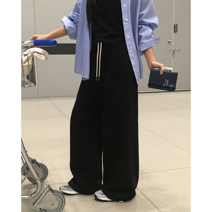 ブラック | ツーウェイ、刺繍トレーニングスウェットパンツ pt1392 | BEIDELLI