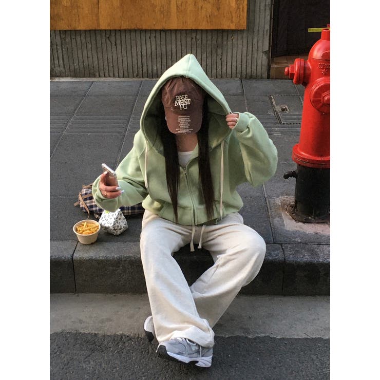 モブニング、配色ツーウェイジップアップパーカー jp1179 | BEIDELLI | 詳細画像4 