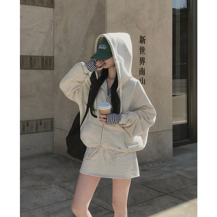 モブニング、配色ツーウェイジップアップパーカー jp1179 | BEIDELLI | 詳細画像14 