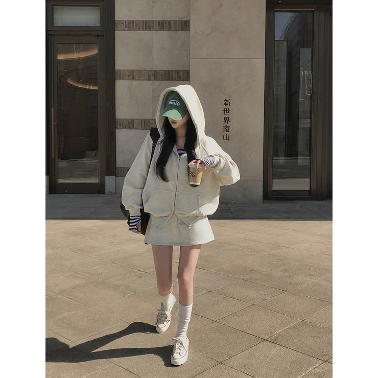 モブニング、配色ツーウェイジップアップパーカー jp1179 | BEIDELLI | 詳細画像17 