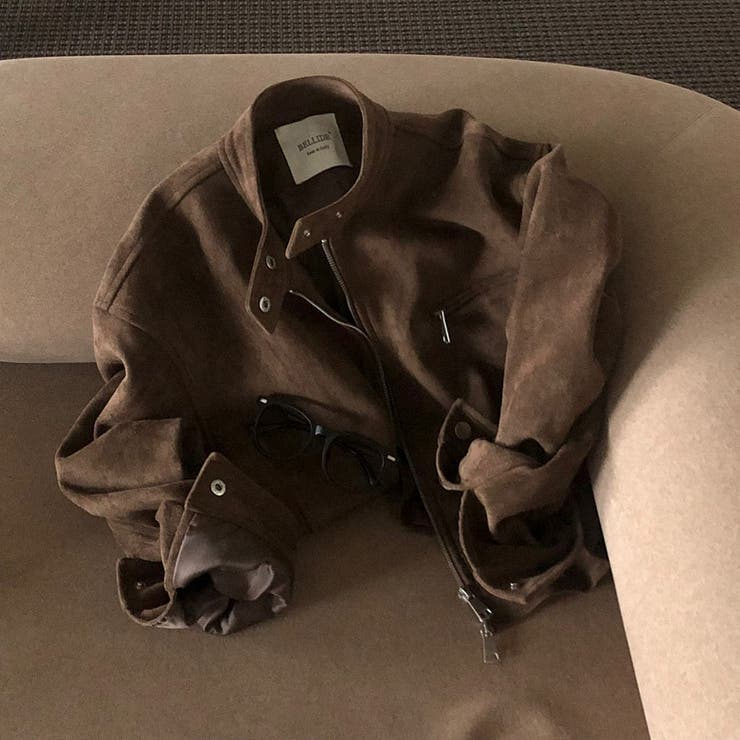 バンドカラー、スエードクロップジャケット jk1144 | BEIDELLI | 詳細画像2 