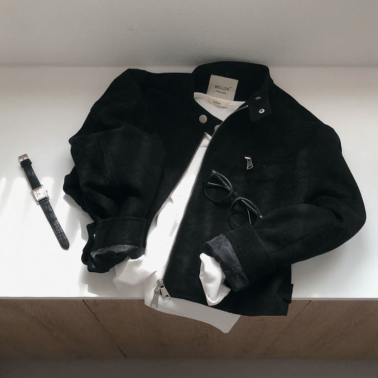 バンドカラー、スエードクロップジャケット jk1144 | BEIDELLI | 詳細画像6 