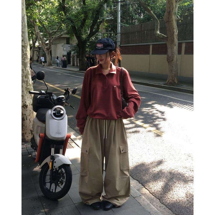 紐付きボーダーTシャツ ts1449 | BEIDELLI | 詳細画像8 