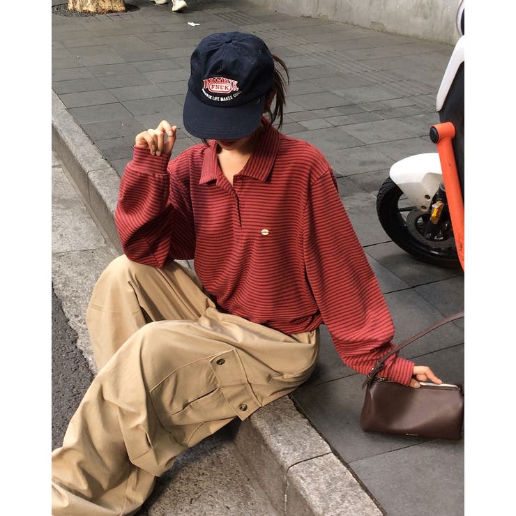 紐付きボーダーTシャツ ts1449 | BEIDELLI | 詳細画像9 