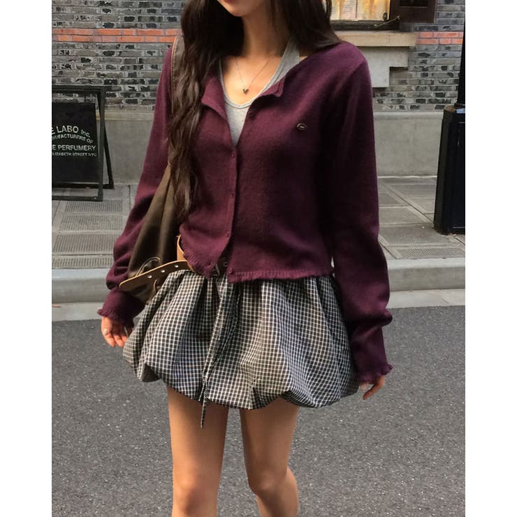 キャンディー フリルニットカーディガン cd1280 | BEIDELLI | 詳細画像3 