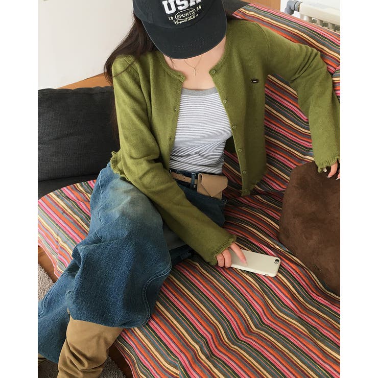 キャンディー フリルニットカーディガン cd1280 | BEIDELLI | 詳細画像7 