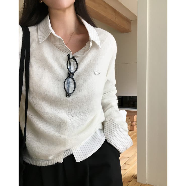 ヘアリー ルーズフィットニット nt1307 | BEIDELLI | 詳細画像6 