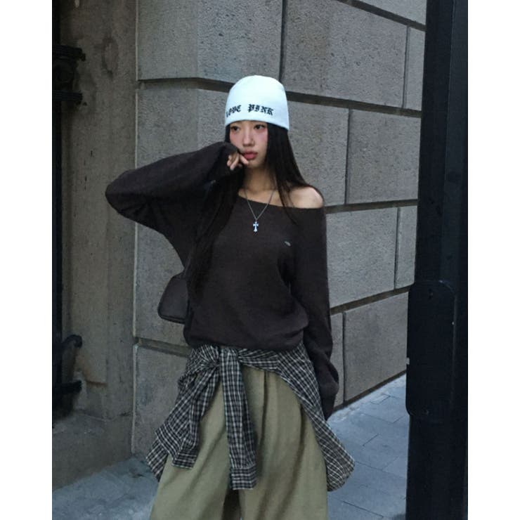 ヘアリー ルーズフィットニット nt1307 | BEIDELLI | 詳細画像3 