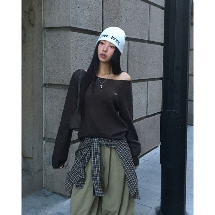 ヘアリー ルーズフィットニット nt1307 | BEIDELLI | 詳細画像5 