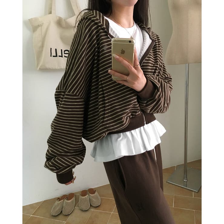 ソフ レイヤードフリル長袖Tシャツ ts1441 | BEIDELLI | 詳細画像3 