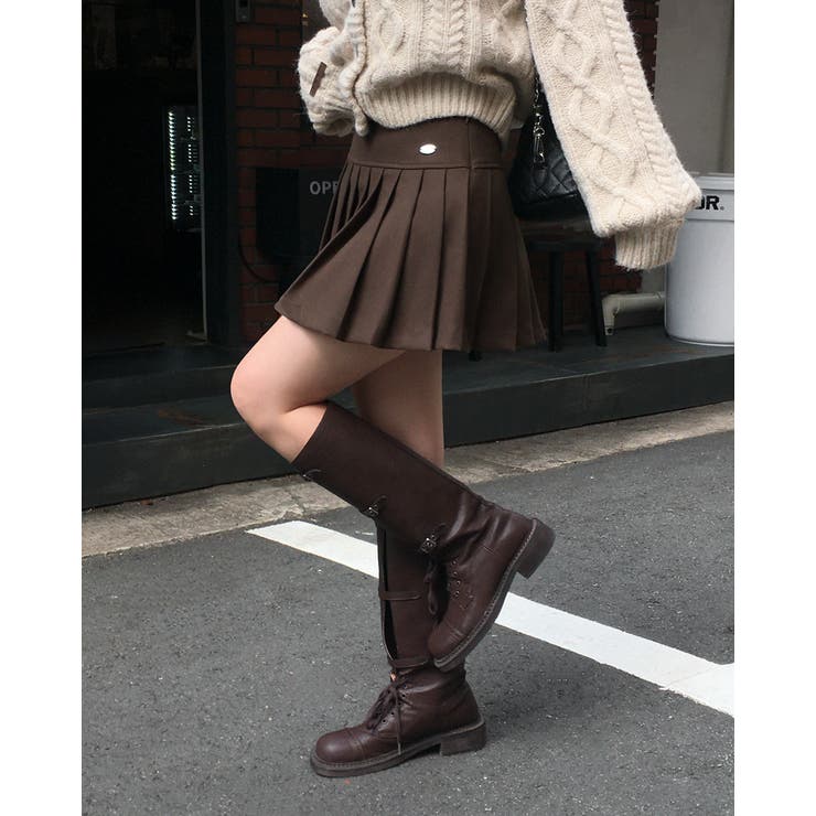 ロウペンダント半プリーツスカート sk1158 | BEIDELLI | 詳細画像3 