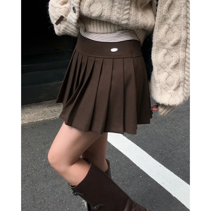 ロウペンダント半プリーツスカート sk1158 | BEIDELLI | 詳細画像4 