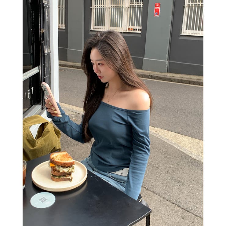 パブ オフショルダー長袖Tシャツ ts1498 | BEIDELLI | 詳細画像5 