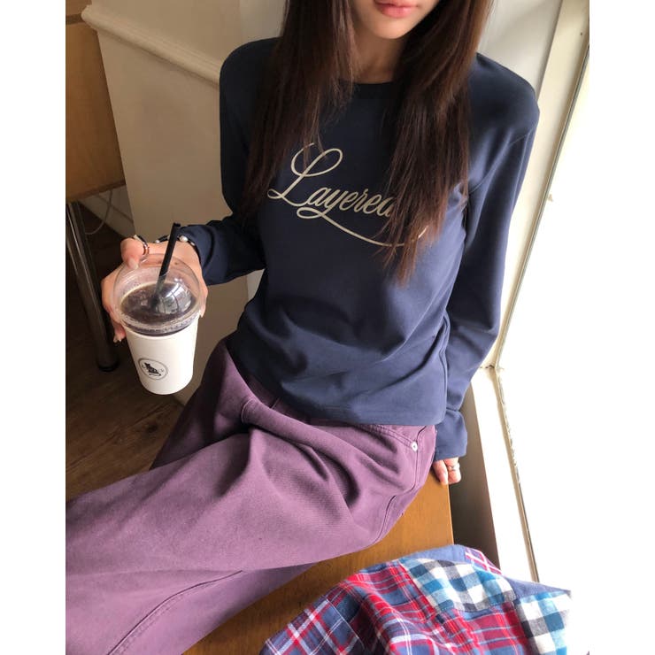 ペーパーレタリング長袖 Tシャツ DS26058 | BEIDELLI | 詳細画像1 