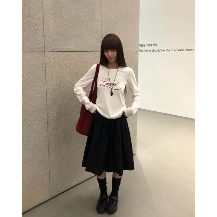 ペーパーレタリング長袖 Tシャツ DS26058 | BEIDELLI | 詳細画像3 
