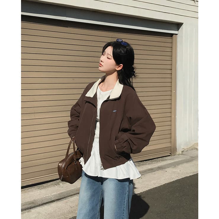 アントリー、配色カラーネックツウェイジャケット jk1156 | BEIDELLI | 詳細画像5 