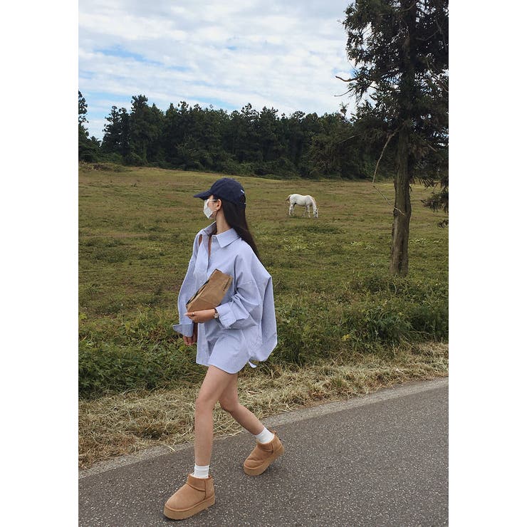 NAVY | オックスフォードストライプシャツ bs1154 | BEIDELLI