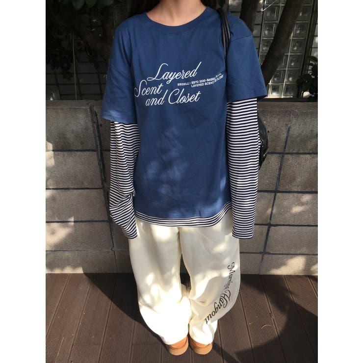ミックスド レイヤードストライプTシャツ DS26076 | BEIDELLI | 詳細画像5 