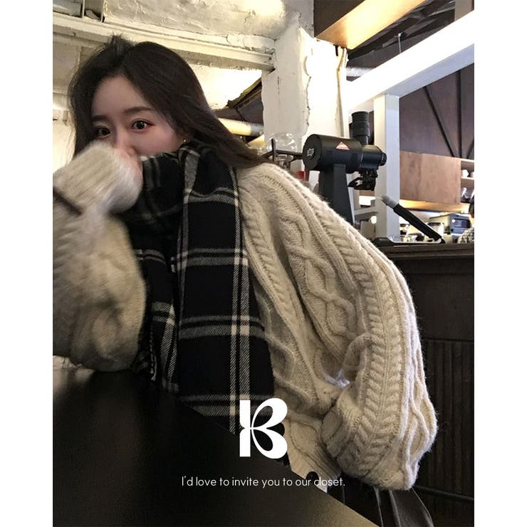 サンドカラー厚手カーディガン cd1279 | BEIDELLI | 詳細画像1 