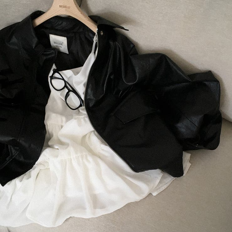 ロック、オーバーフィットスリットレザージャケット jk1158 | BEIDELLI | 詳細画像2 